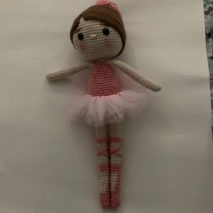 Beautiful 100% hand-woven ballerina doll.